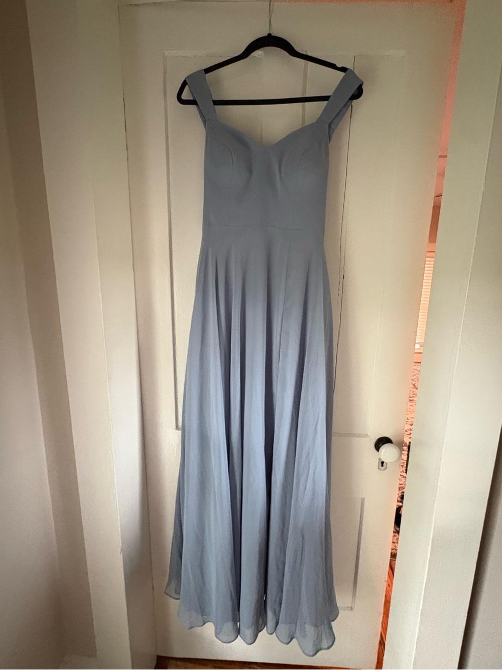 Azazie Dusty Blue bridesmaid dress - Picture 3 of 5